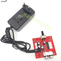 Kit Amplifier Audio Konsol Game Arcade Plastik Logam Speaker 4-Inci 5-Watt Kabel Daya untuk Aksesori Kabinet Game Arcade