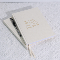 Carnet de notes personnalisé pour réflexion profonde, couverture en tissu de lin, couverture rigide, format A5, journal de réflexion quotidienne, planificateur pour cadeau d'affaires