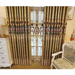 <span class=keywords><strong>Cortinas</strong></span> Modernas Turcas con Hermosos Bordados al Estilo Europeo, 100% Poliéster, Opacas, Personalizables para <span class=keywords><strong>Casa</strong></span> y Hotel, Venta al Por Mayor 2026 - Product Image 5