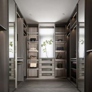 Wholesale Price Bedroom Custom Made Japanese Style Melamine Bedroom Closet Walk in <b>Organizer</b> Storage Wooden <b>Wardrobe</b> - Product Image 6