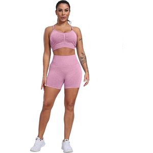 Pantaloncini da ginnastica a vita alta da donna Premium da donna pantaloncini con Lifting per il culo senza cuciture per il Fitness sportivo Yoga - Product Image 3