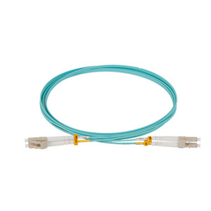 Câble de brassage en fibre optique multimode duplex OM3 2,0 mm 50/125 <span class=keywords><strong>LC</strong></span>/UPC vers <span class=keywords><strong>LC</strong></span>/UPC DIMAN pour utilisation FTTX - Product Image 1
