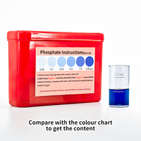 Kit de test de phosphate JUBWAY à faible concentration 0,03-3 mg/L pour aquarium, piscine et eau RO - Empêche l'accumulation d'algues et de tartre