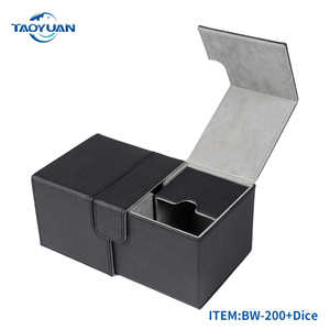 Bowen Black 200 <strong>Card</strong> Twin Flip Tray <strong>Deck</strong> <strong>Case</strong> <strong>Deck</strong> Box Protecting Your Game <strong>Cards</strong> - Product Image 3