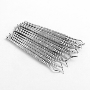 Vente en gros d'usine : outils de nettoyage des ongles en acier inoxydable, spatules à ongles, cure-ongles et outils pour retirer les corps étrangers. - Product Image 3
