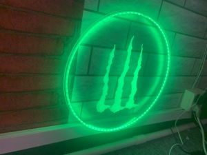 Bảng Hiệu Hiển Thị Led <span class=keywords><strong>Acrylic</strong></span> Siêu Mỏng Gắn Trên Tường - Product Image 3