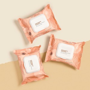 Lingettes faciales <span class=keywords><strong>à</strong></span> base de plantes naturelles Lingettes démaquillantes hypoallergéniques pour le nettoyage Imperméable - Product Image 4