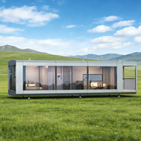 Maison capsule préfabriquée F40 à installation facile, maison modulaire entièrement intelligente, cabane intelligente pour hôtel, solutions de logement