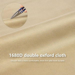 Reflektif dapat diatur sedang besar tali leher Harness anjing kain Oxford rompi hewan peliharaan pelatihan anjing berjalan anjing - Product Image 6