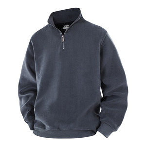 厂家定制刺绣标志花式运动衫男士高品质加大码冬季厚保暖运动衫 - Product Image 3