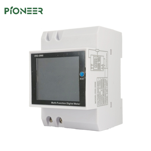 عداد الكهرباء ، مقياس متعدد الوظائف من نوع السكك الحديدية الموصلة ، شاشة عرض LCD - Product Image 2