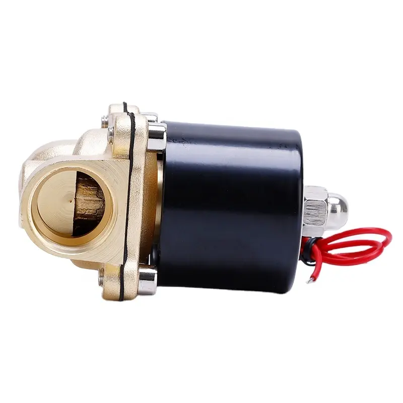 Standard 2/2 Way Normally Closed Type 2W200-20 Thread Size G3/4 Brass Water/Air Solenoid Valve Price Pneumatic Valve