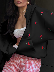 Sweat à capuche chaud en coton pour femmes automne et <span class=keywords><strong>hiver</strong></span> sweat à capuche de sport <span class=keywords><strong>d</strong></span>écontracté à la mode pour femmes - Product Image 5