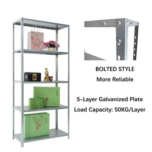 מדפי אחסון תעשייתיים קלים, מתלה כלים, מערכת מדפים ממתכת, מדף לשימוש במחסן - Product Image 6