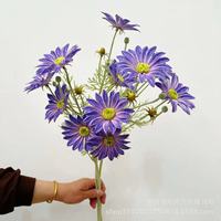 Cosmos artificiel, chrysanthème d'été multi-têtes 3D Touch, petite marguerite, fleur de cosmos, style champêtre, décoration de salon et de maison