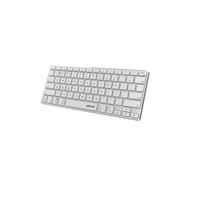 Clavier sans fil portable AX8300 2,4 GHz rechargeable pour ordinateurs/tablettes