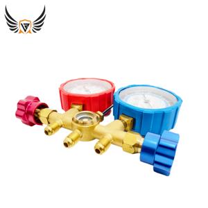 Linzhi Air Conditioning Tools R22 R410A R404A <strong>R134A</strong> Refrigerant <strong>Manifold</strong> <strong>Gauge</strong> Dual Meters With Connecting Pipe - Product Image 3