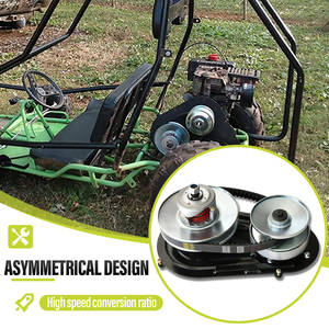 DONGMAX Go Kart, новая управляемая муфта, комплект гидротрансформатора серии 40 с задней пластиной, шкивами сцепления, ремнем и крышкой - Product Image 6