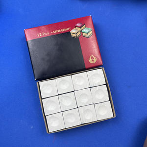 Vente en gros de 12 packs de craies pour table de niveau et billard, accessoires pour queue de billard - Product Image 5