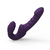 Vibrateur télécommandé sans fil pour adultes, double tête, à forte vibration, Dragon, pour couples, portable et résonant