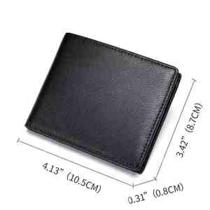 Luxury Genuine <b>Men's</b> Oem Wallet 5Pocket for Cash Cow Leather <b>Best</b> Gift Wallets - Product Image 4