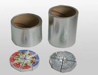 Feuille d'aluminium laquée à revêtement composite de 12 microns, souple et pure pour l'emballage de fromage triangulaire
