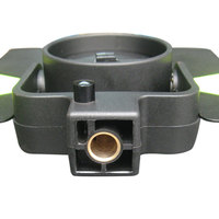 Assemblage de prisme optique en verre d'arpentage de haute précision de 62mm de diamètre pour l'arpentage de la Station totale