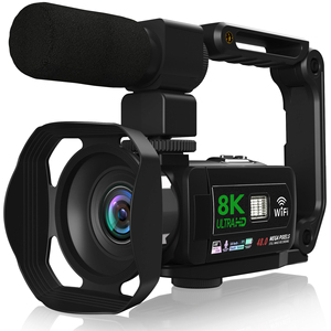 Caméscope numérique 8K Entry-Pro 48MP avec écran tactile HD 3,0 pouces, prise en charge du micro externe et de la caméra vidéo numérique HD - Product Image 1