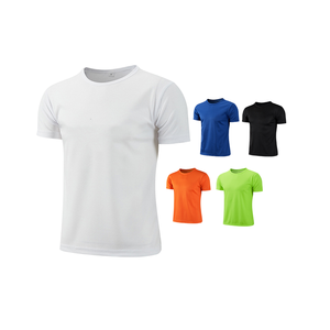 T-shirt d'été respirant à séchage rapide pour hommes, idéal pour la course en extérieur, la randonnée et la pêche, avec impression sérigraphique et transfert thermique – Vente en gros - Product Image 2
