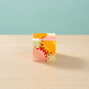 Jouet anti-stress en forme d'engrenage carré imprimé en 3D, multicolores, puzzle éducatif, cube sensoriel - Product Image 3