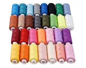 WT Factory 1000 Yards 40 s2 100 Polyester Little Tubes gesponnenes Bulk-Nähmaschinen-Gewindes atz