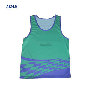 Camiseta transpirable personalizada sublimada para correr, camiseta sin mangas OEM barata al por mayor, paquete <span class=keywords><strong>de</strong></span> 10 piezas <span class=keywords><strong>de</strong></span> talla grande, 3-5 días, 2 semanas impresas - Product Image 1