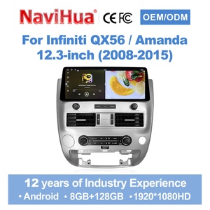 12.3" Android Car Stereo for Infiniti QX56/Nissan Armada 2008-2015 Touch Screen Head Unit GPS Navigation WiFi Multimedia <b>Player</b> - Product Image 1