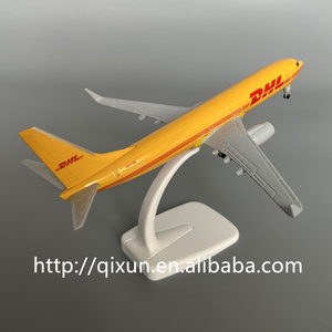 ราคาขายส่ง ของขวัญสั่งทำพิเศษ โมเดลเครื่องบินไดแคสต์ <span class=keywords><strong>B737</strong></span> DHL Airline ขนาด 1/<span class=keywords><strong>200</strong></span> 20 ซม. พร้อมล้อ - Product Image 6
