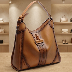 BS INTERNATIONAL Fashionable Ladies Western Style Genuine <b>Leather</b> Clutch Durable Portable Custom Size Waterproof Zipper - Product Image 3
