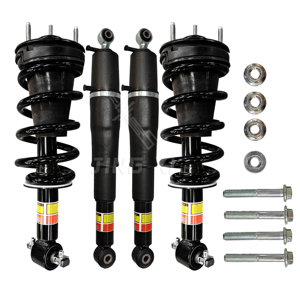 19353951 19300037 25979391 25979394 Amortiguador trasero delantero con montaje eléctrico un juego 4 piezas para Cadillac <span class=keywords><strong>Escalade</strong></span> <span class=keywords><strong>2007</strong></span>- - Product Image 1