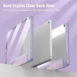 Suitable for iPad Pro 12.9 tablet protective case, acrylic painted marble pattern with <b>pen</b> slot tablet cover - Product Image 3