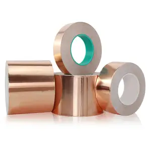 Foil Tape Factory Custom Wholesale High Quality Heat Resistant Copper With Conductive Adhesive Copper China Chocolate Acrylic