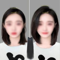 Keaming 12A Remy cabello teje cabello indio y brasileño 30CM longitud estirada 1B Color materia prima Peluca de médula húmeda - Product Image 1
