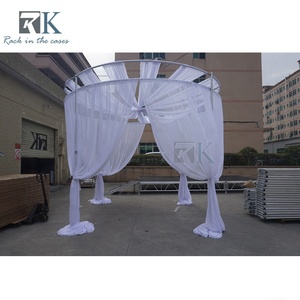 Le tuyau rond de 8ft drapent le support en aluminium de poteau de tuyau de barre transversale de rondeur - Product Image 6