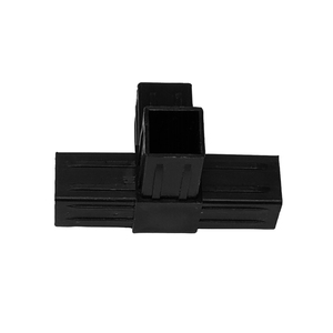 Conector de plástico 3D de 4 vías para tubo cuadrado de 25 mm para ensamblaje de estructuras de tubos cuadrados - Product Image 1