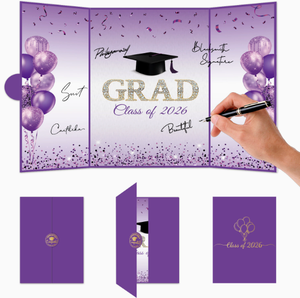 DAMAI Decoraciones para Fiesta de Graduación, Set de Libro de Firmas y Libro de Recuerdos para Fiestas Infantiles, Suministros de Feliz Cumpleaños para Libro de Visitas - Product Image 4