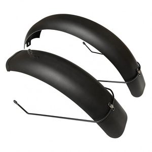 Vente en gros d'ailes de vélo gros pneu <span class=keywords><strong>garde</strong></span>-<span class=keywords><strong>boue</strong></span> de vélo 20 "x 5.0" de large <span class=keywords><strong>garde</strong></span>-<span class=keywords><strong>boue</strong></span> avant arrière en plastique pièces de cyclisme électrique - Product Image 1