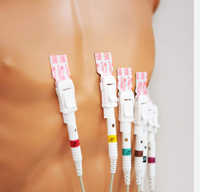 Électrode radiotransparente professionnelle pour surveillance, transmission de signal stable et conductrice, jetable, médicale, 23*34