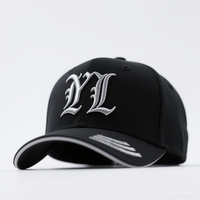 Gorra de béisbol vintage personalizada de 6 paneles, sin estructura, con bordado 3D, ajustable, de alta calidad, para deportes, con bordado común.