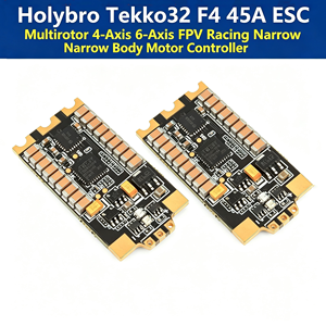 Holybro Tekko32 <span class=keywords><strong>F4</strong></span> 45A Metal ESC สำหรับมัลติโรเตอร์ ควอดคอปเตอร์/เฮกซาคอปเตอร์ FPV Racer ตัวควบคุมมอเตอร์แบบ Narrow-Body พร้อมตัวตรวจสอบข้อบกพร่อง-ของเล่นไฟฟ้า - Product Image 1