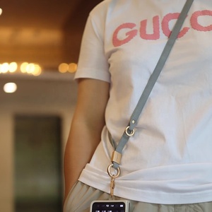 JOYSCOMM classico in pelle di OEM per telefono <span class=keywords><strong>cellulare</strong></span> universale con cinturino a tracolla con Logo a corda lunga - Product Image 3