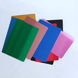 Bezoekende Roestvrijstalen Metalen Speelkaart Black Metal Bezoekkaart Blanco Metalen Visitekaartjes - Product Image 5