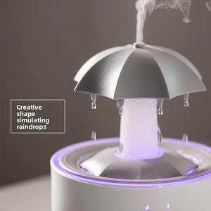 Rotierender Wassertropfen-Luftbefeuchter mit buntem Licht, USB-Desktop-Aromatherapie-Nebelsprüher, Fernbedienung, 3 <span class=keywords><strong>Timer</strong></span> für Zuhause und Büro - Product Image 3