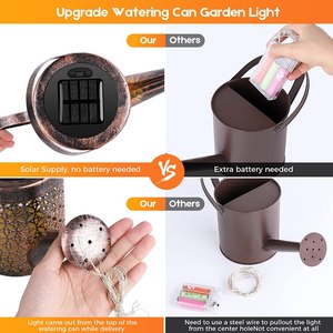 Luci Solari a Forma di Annaffiatoio per Decorazioni da Giardino, Luci da Esterno Impermeabili per Vialetti, Giardini, Patii e Prati - Product Image 6